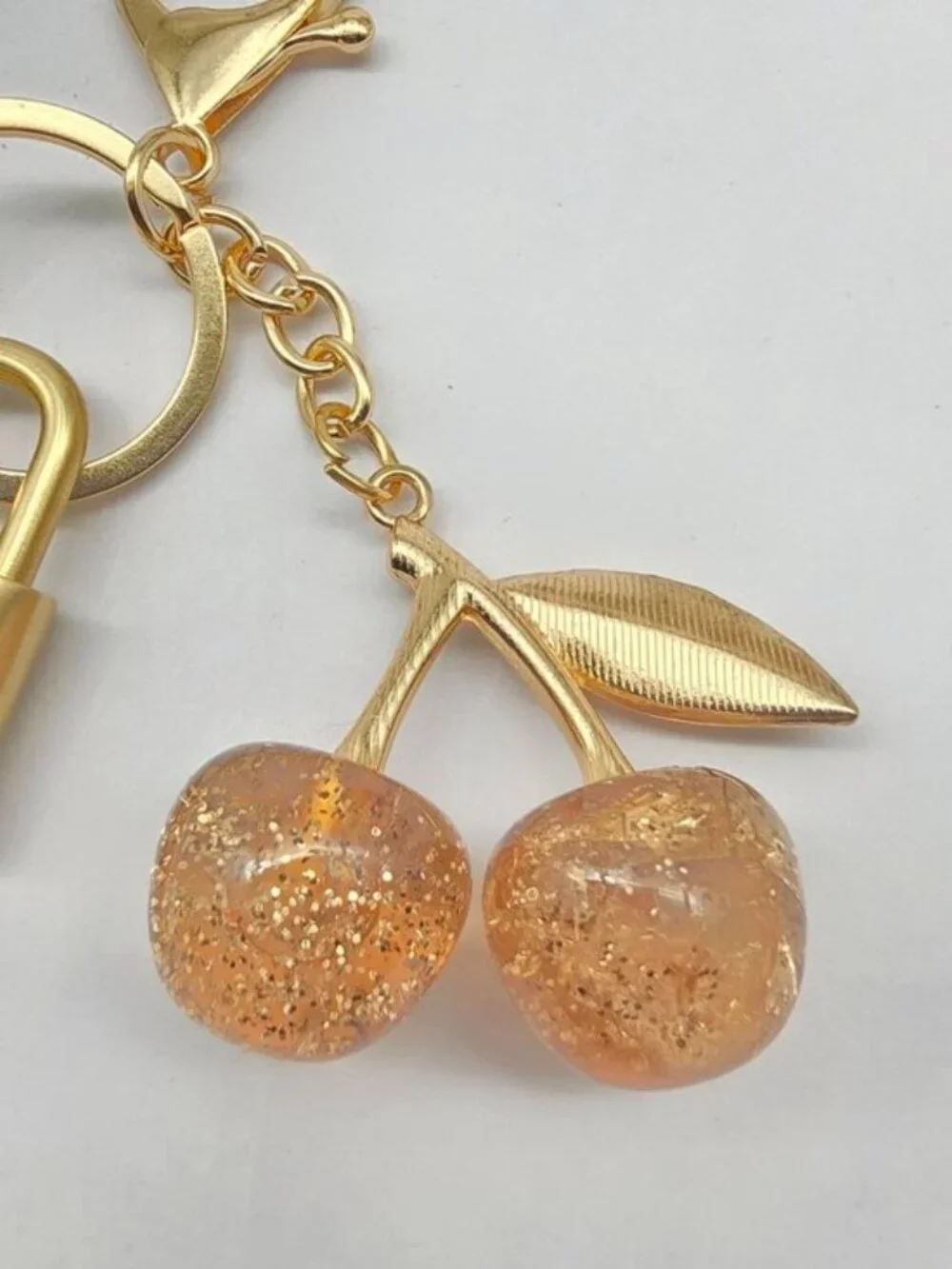 Authentic Louis Vuitton Gold Padlock 🔒 Key Set w/ Unbranded Cherry Bag Charm